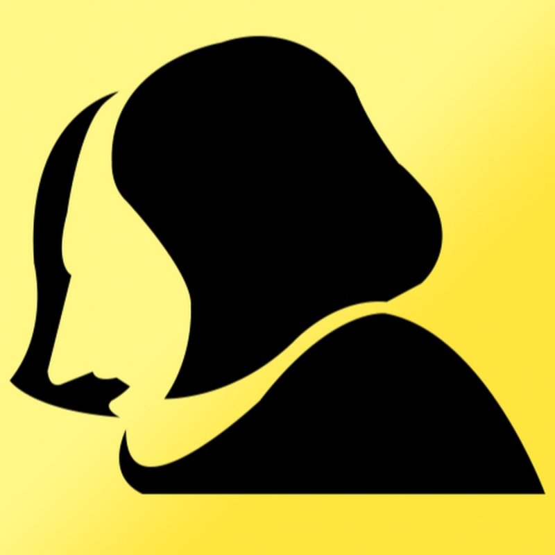 Профиль Гоголя силуэт