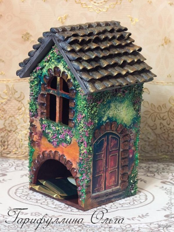 Чайный домик декупаж