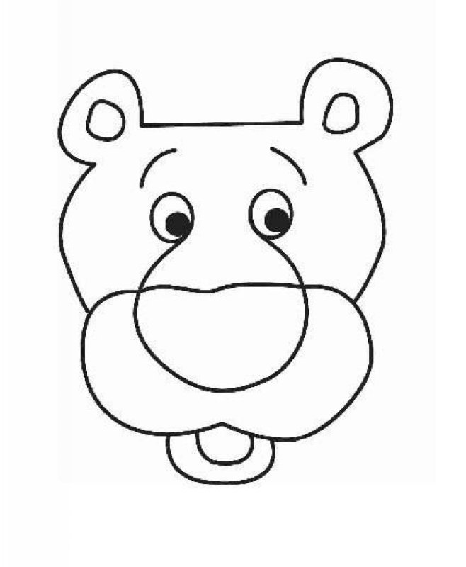 Мордочка Льва для поделки