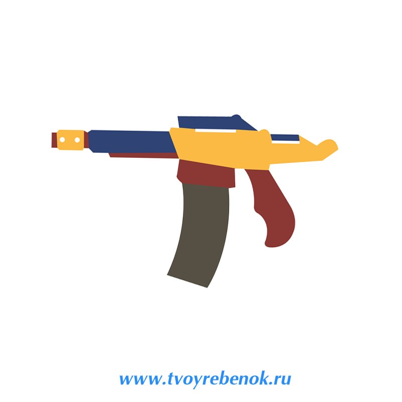 Автомат из 3д ручки