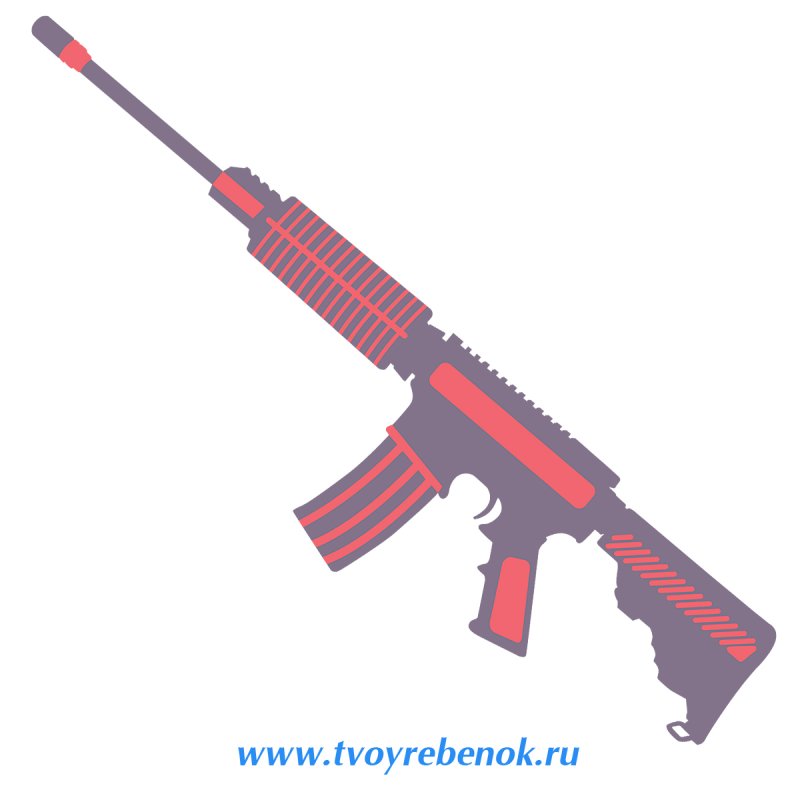 Автомат из 3д ручки