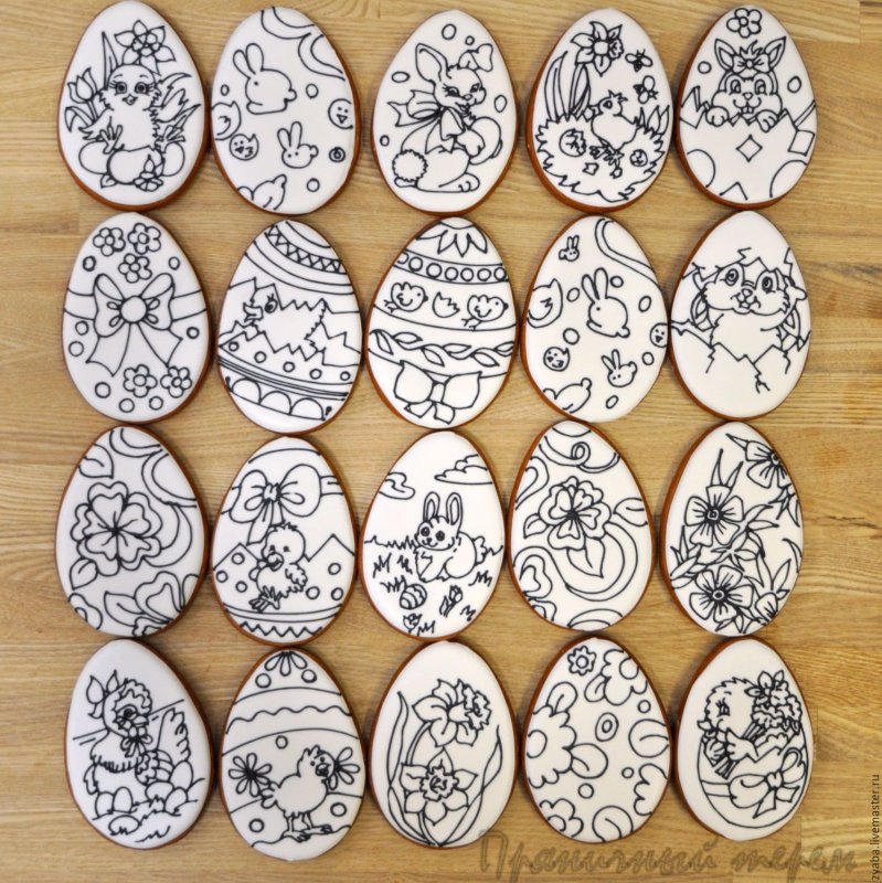 Роспись пасхальных пряников