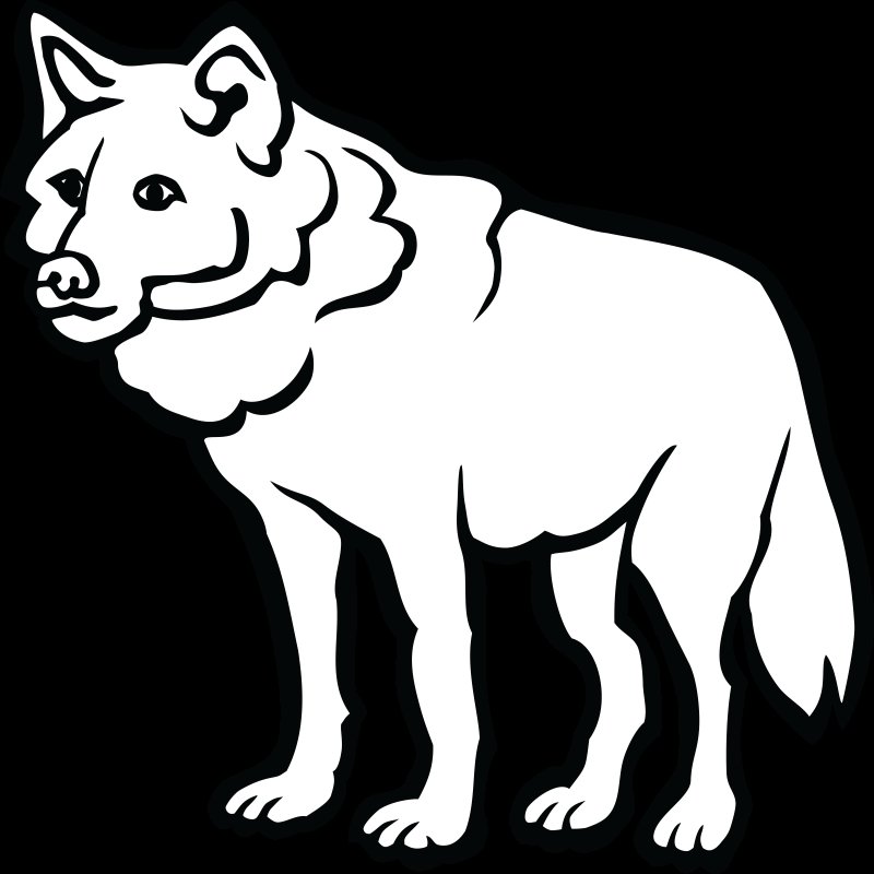 Контуры животных для рисования