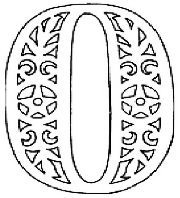 Вытынанки цифры