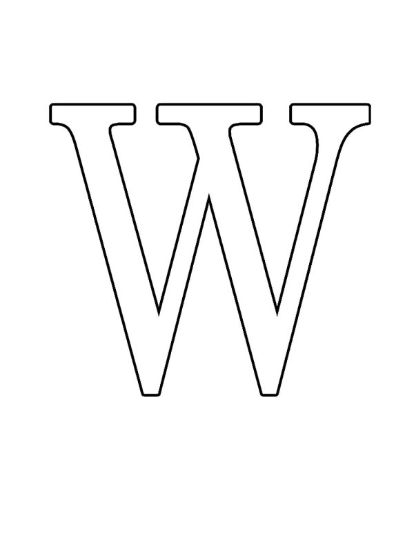 Английские буквы большие