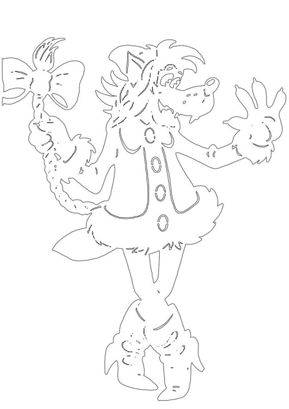 Сказочные трафареты на новый год