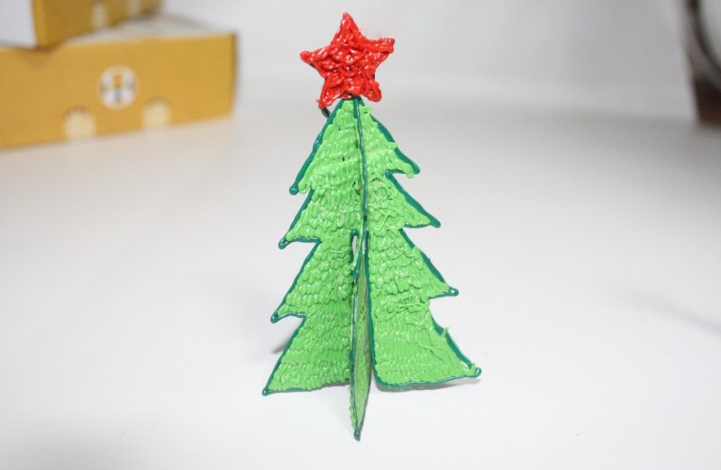 Новогодняя елочка 3д ручкой