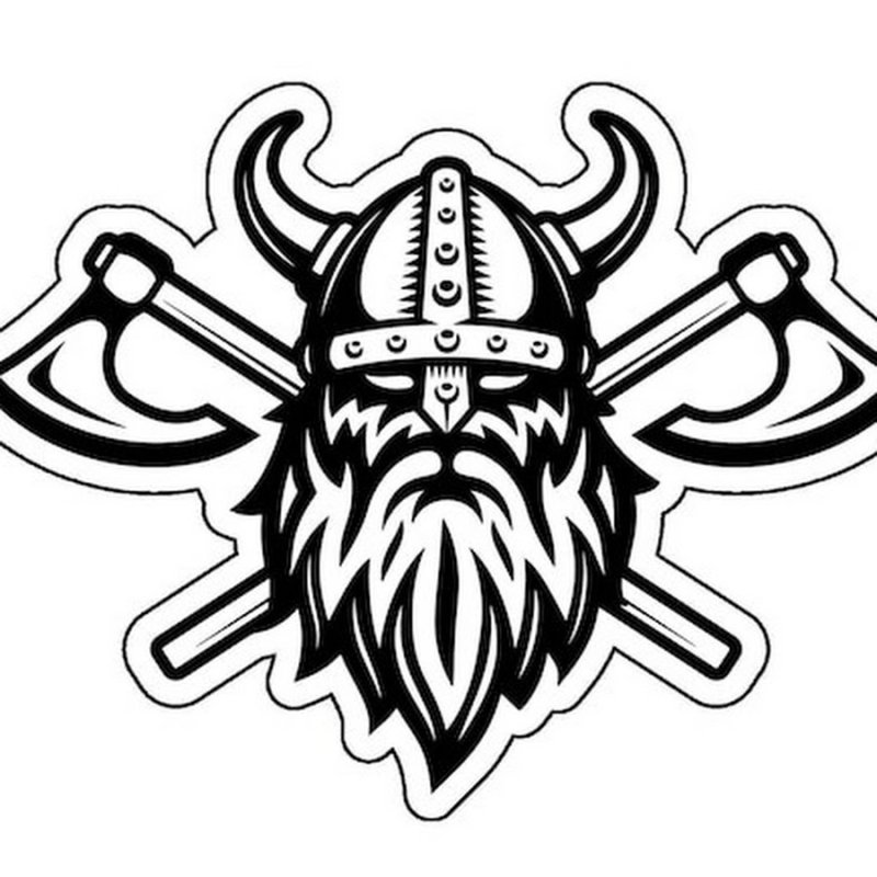 Трафарет Викинг