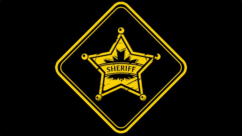 Шериф логотип на авто