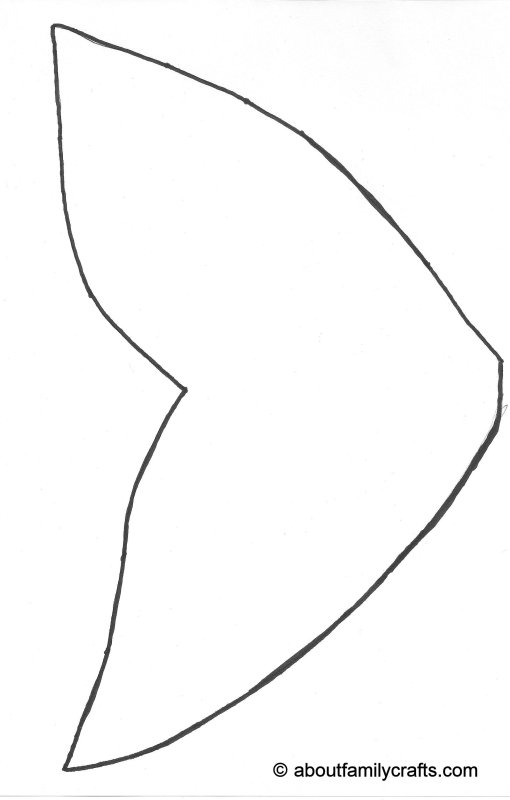 Трафарет рыбки для вырезания