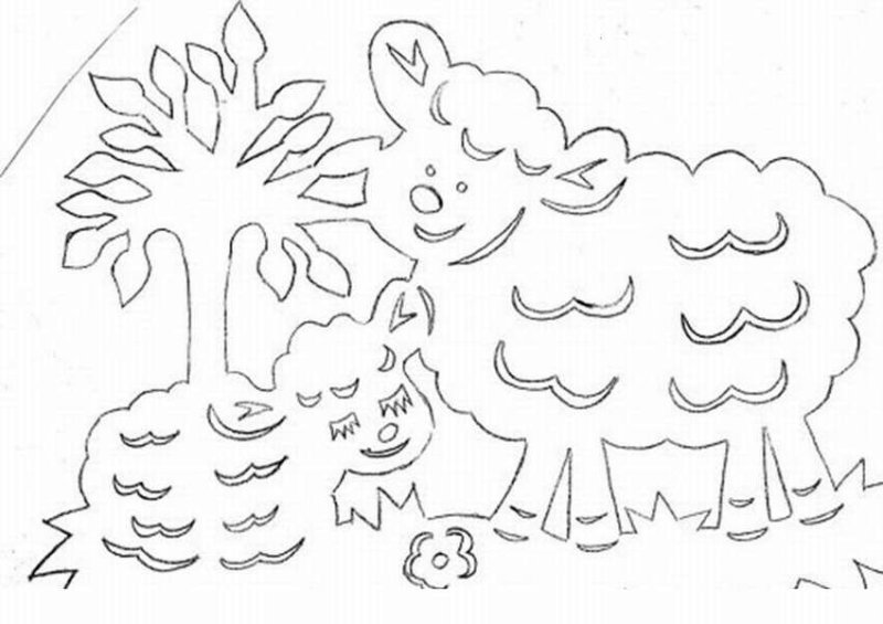 Шаблоны на окна лето