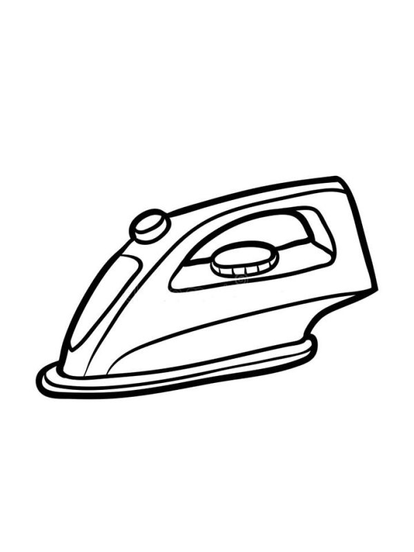 Утюг для раскрашивания детям