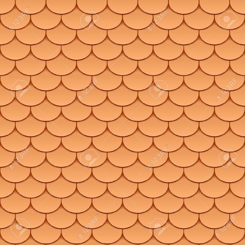 Черепица нарисованная