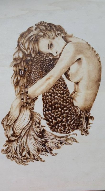 Картины для выжигания по дереву