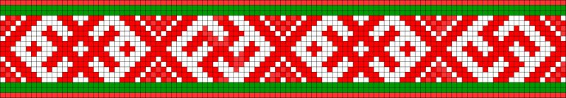 Орнамент на флаге Беларуси