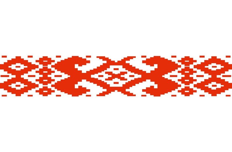 Орнамент белорусского флага