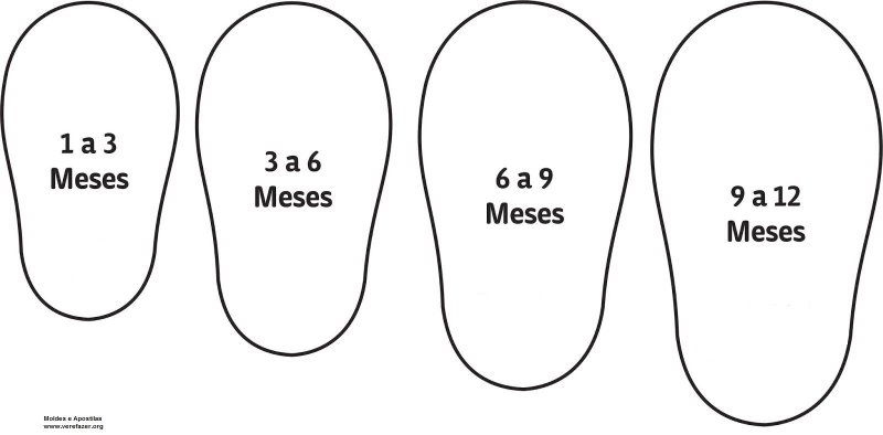 Подошва из фетра для пинеток выкройка