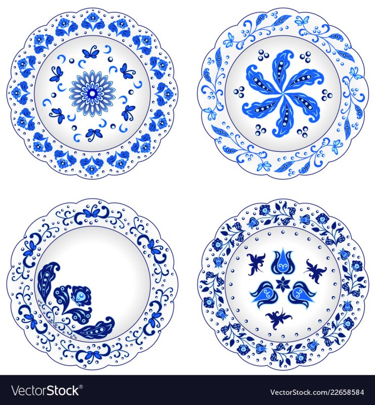 Посуда Гжель Гжельская роспись для детей