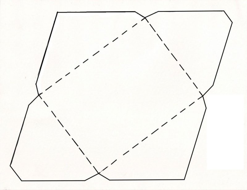 Конверт заготовка