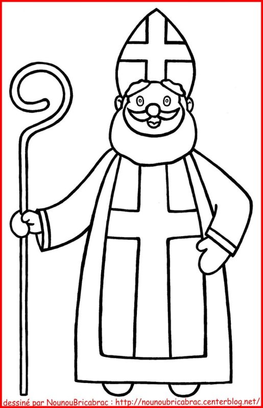 Святой Николай рисовать