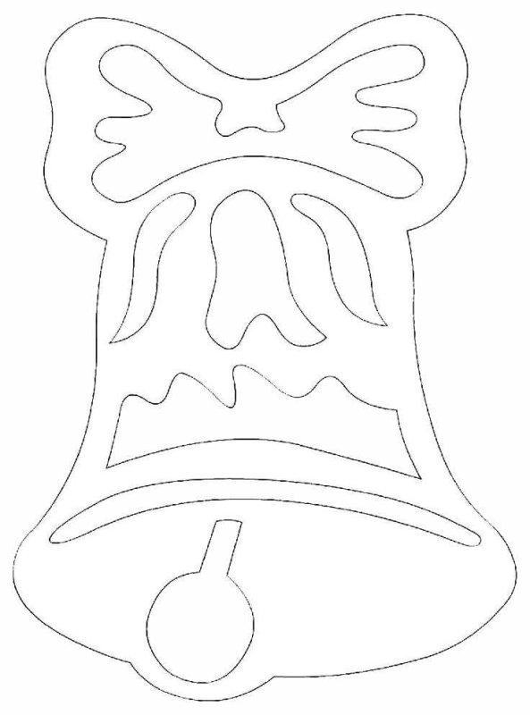 Колокольчик на окно к новому году