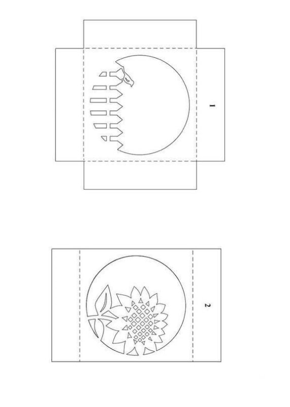 Бумажный туннель шаблоны