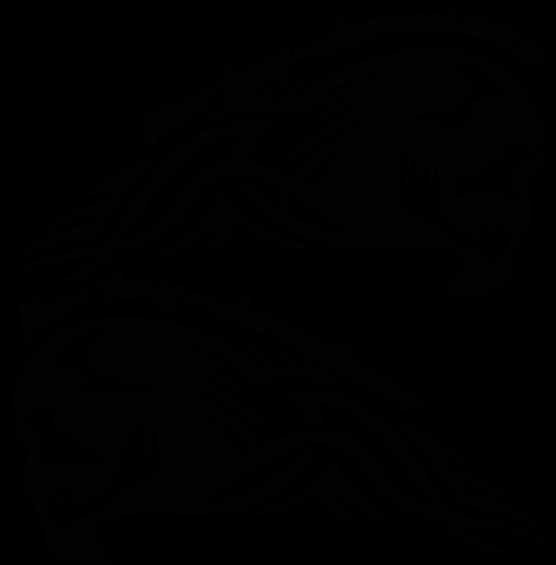 Мотоцикл Харлей Дэвидсон вектор