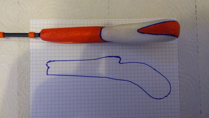 Удочка блеснилка зимняя чертеж