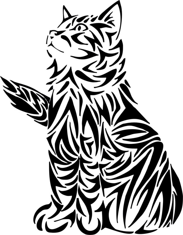 Трафареты животных для декора