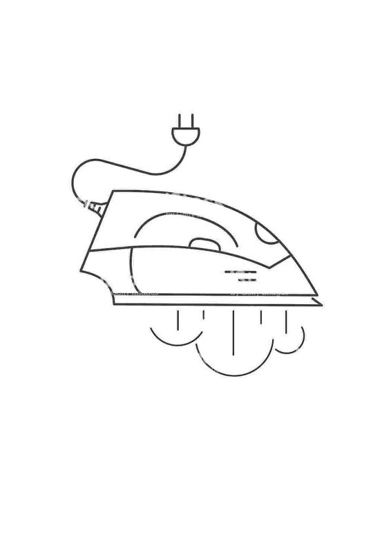 Утюг шаблон