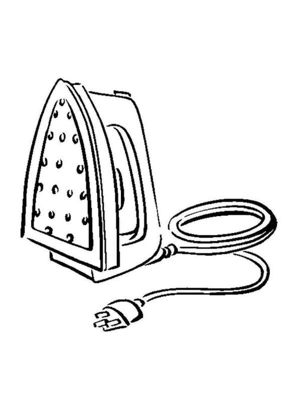 Утюг рисунок