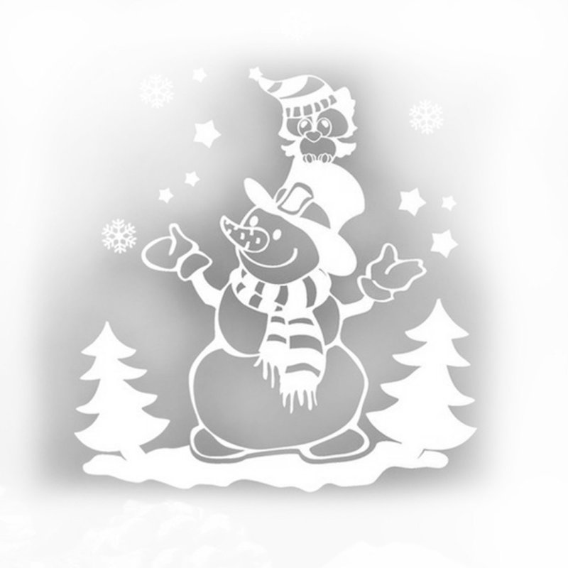 Вытынанки новогодние для украшения окон