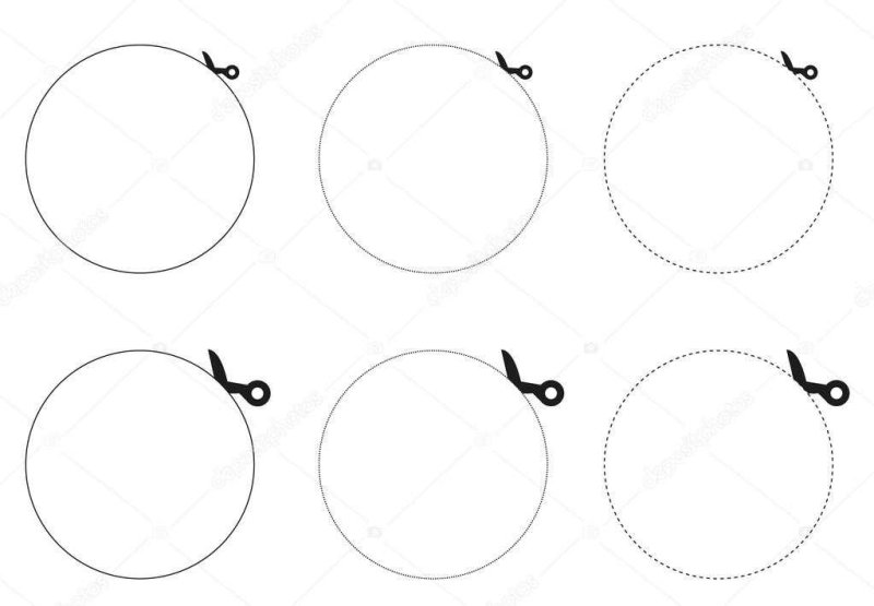 Трафареты для вырезания ножницами