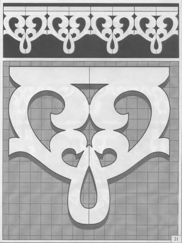 Наличники домовая пропильная резьба чертёж