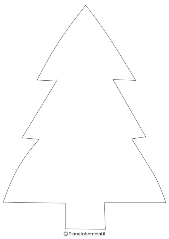 Елочка трафарет