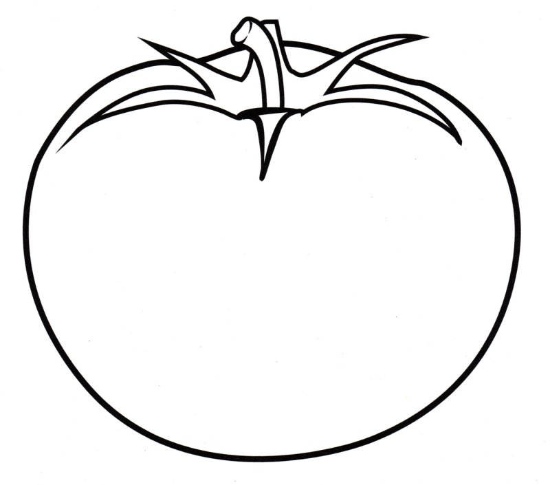 Помидор раскраска