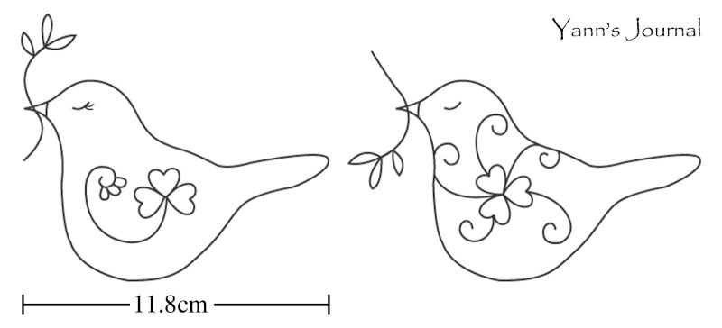 Трафарет птицы для рисования детям