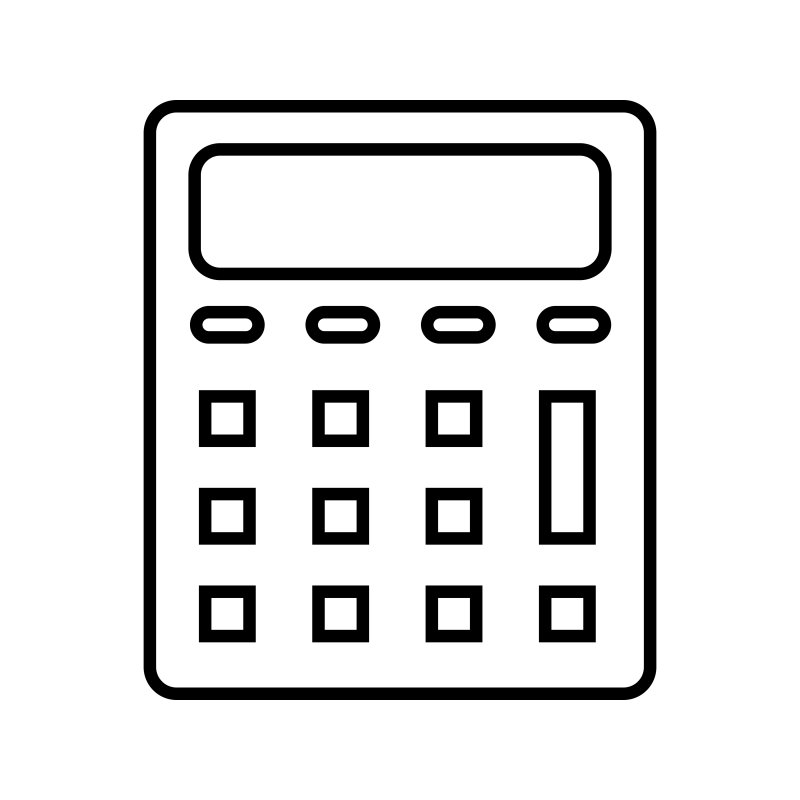 Пиктограмма калькулятор