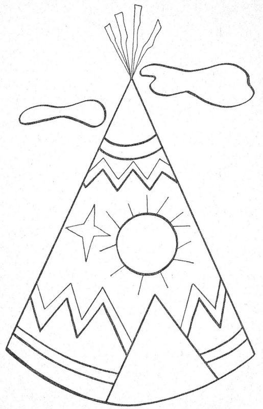 Раскраска Саамские узоры