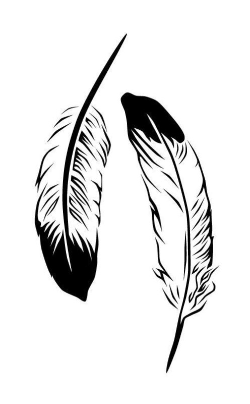 С перьями