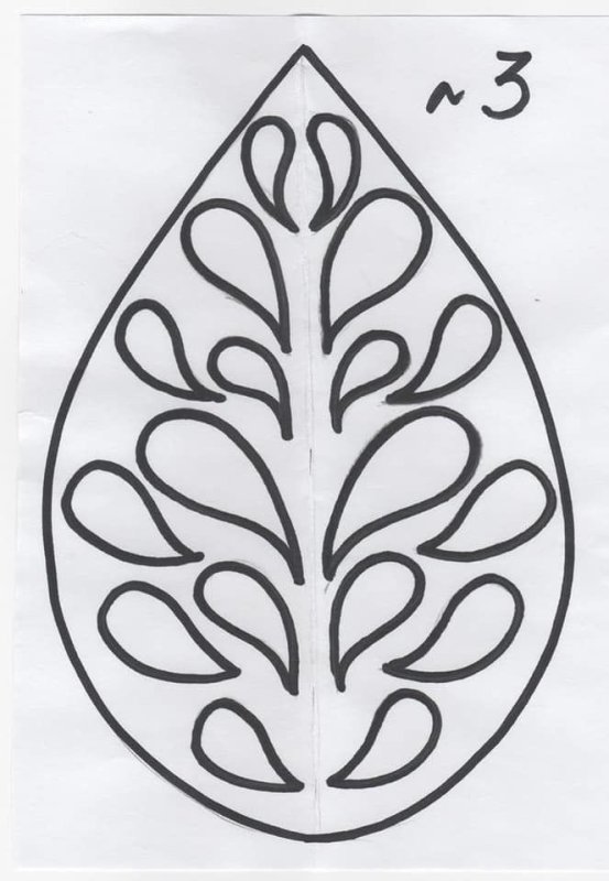 Трафарет ажурный