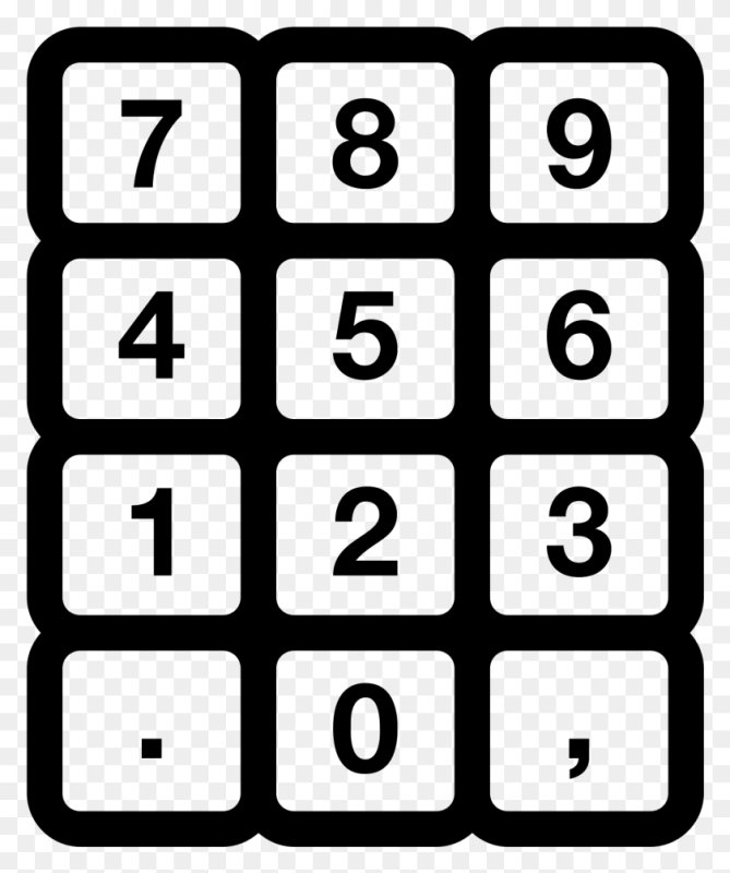 Телефонная кнопочная клавиатура