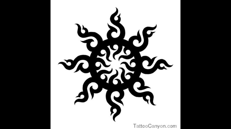 Солнце узор