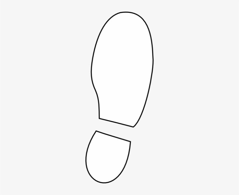 След от ботинка трафарет
