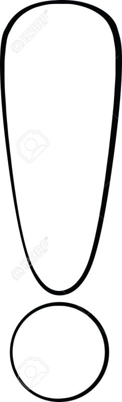 Трафареты знаков препинания