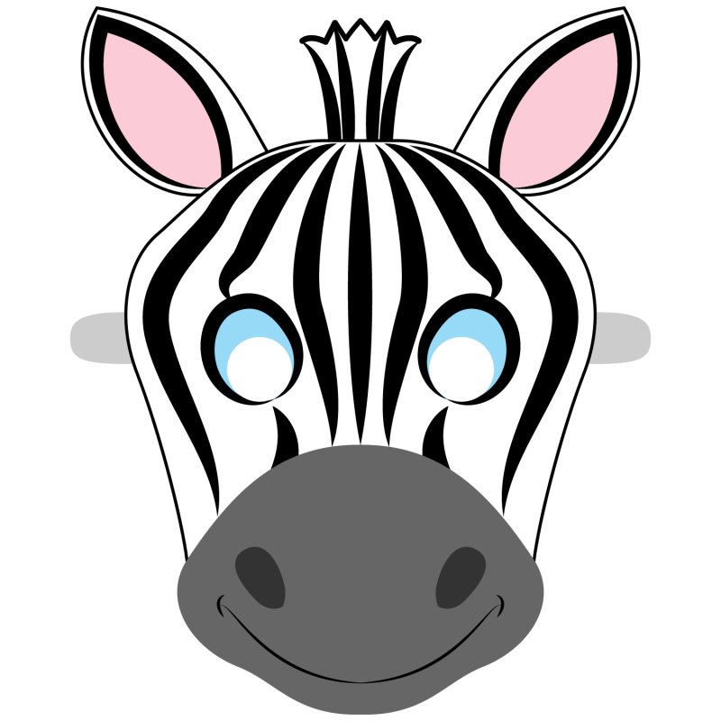 Маска Зебра