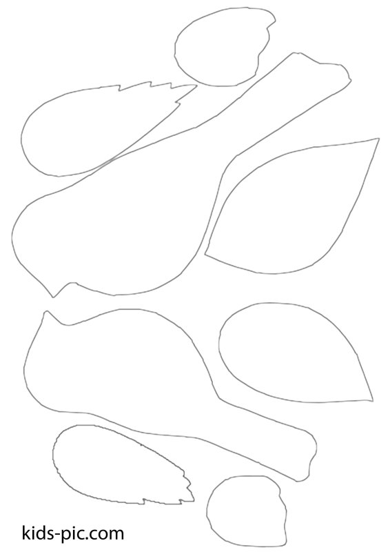 Снегирь трафарет для вырезания