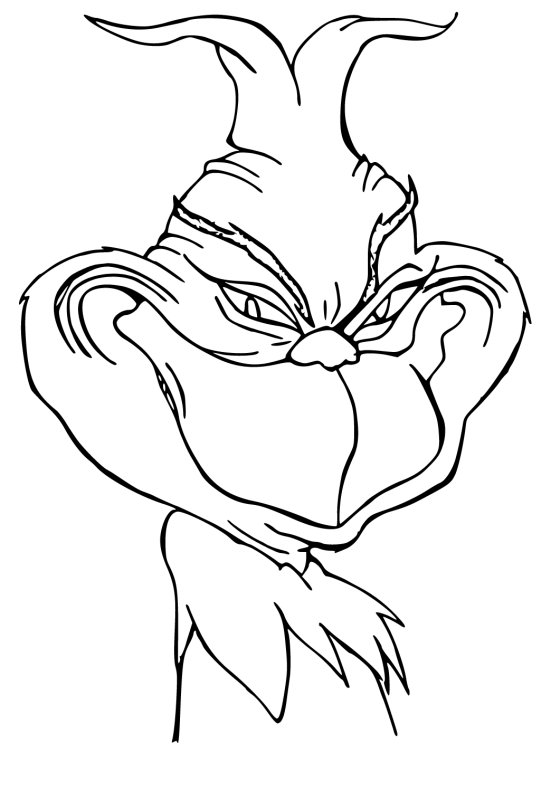 Гринч раскраска для детей