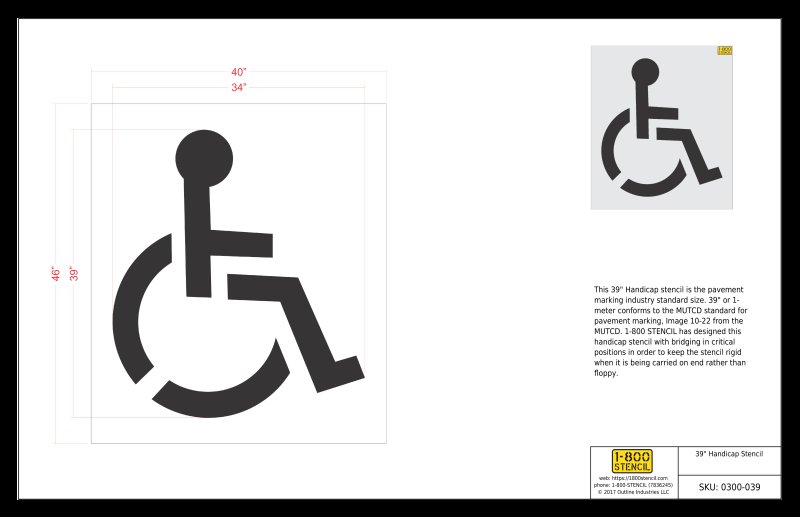 Разметка для инвалидов на парковке