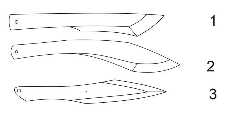 Чертеж танто из стандофф 2